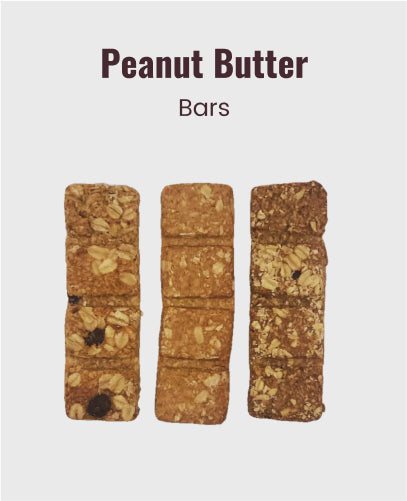 Peanut Butter Bars (Plain & Mixed Flavors)