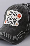 Hat for Dog Lovers: Dog Vibes Only